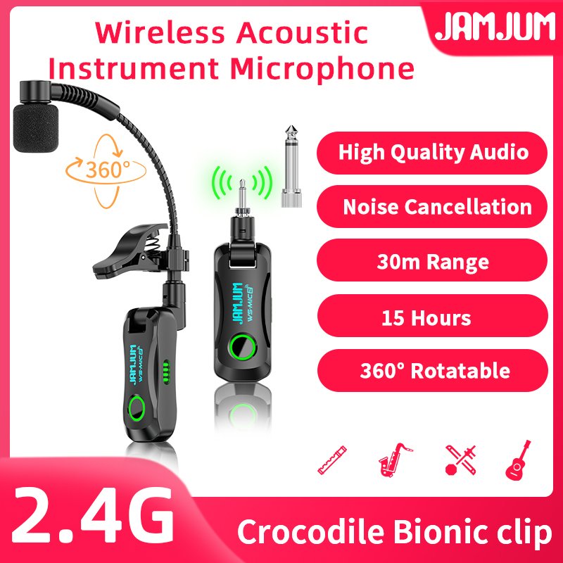 JAMJUM WS-MIC2 Wireless Saxoph - Tippet Line recension och pris