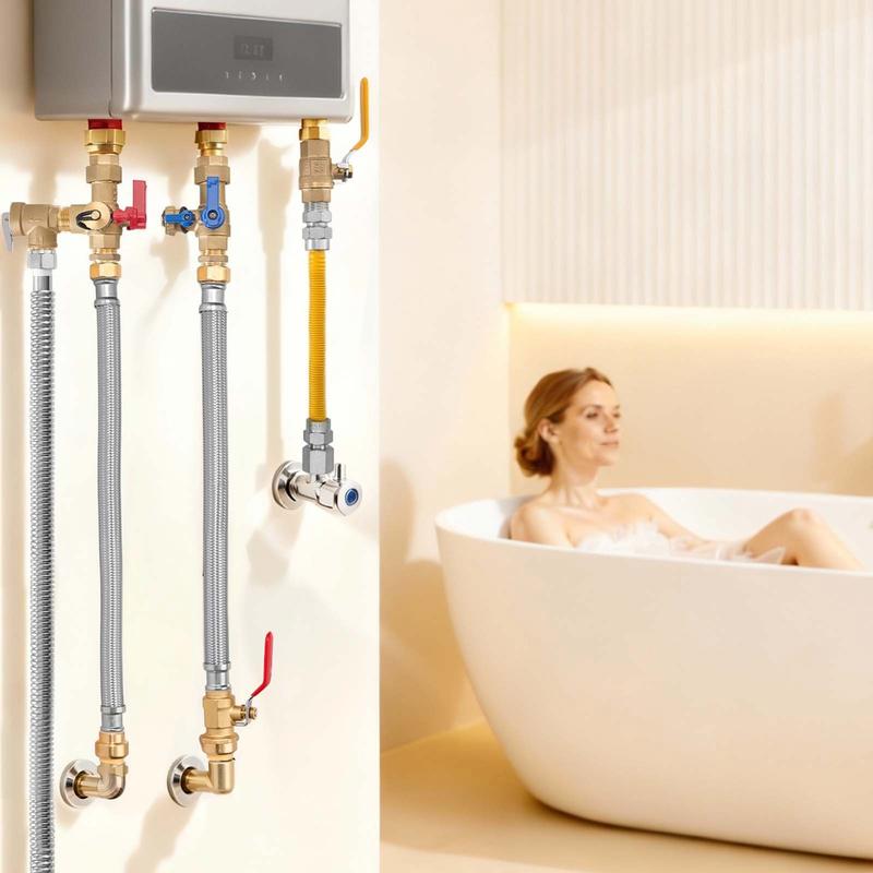Water Heater Kit, Push-Fit Val - Braided Line recension och pris