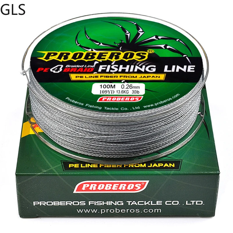 100M 0.1mm-0.6mm Braided Fishi - Copolymer Line recension och pris