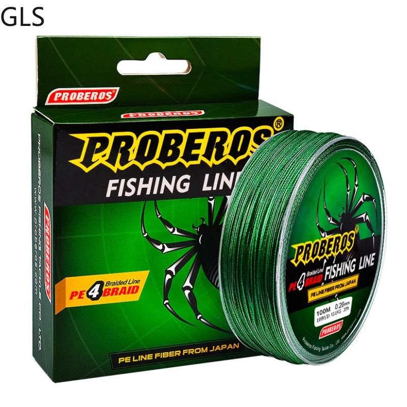 100M 0.1mm-0.6mm Braided Fishi - Copolymer Line recension och pris