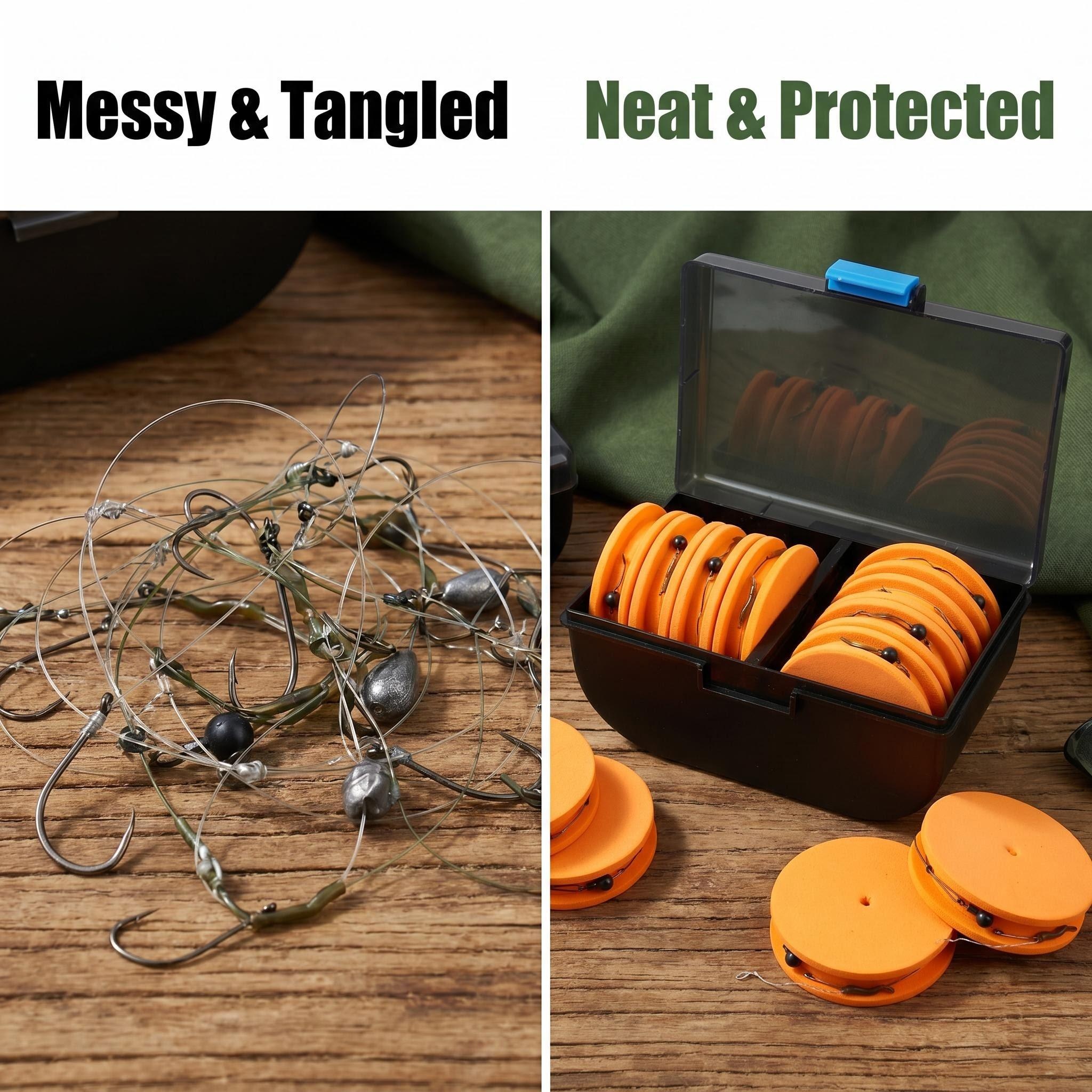 Hirisi 10pcs EVA Foam Fishing  - Leader Line recension och pris