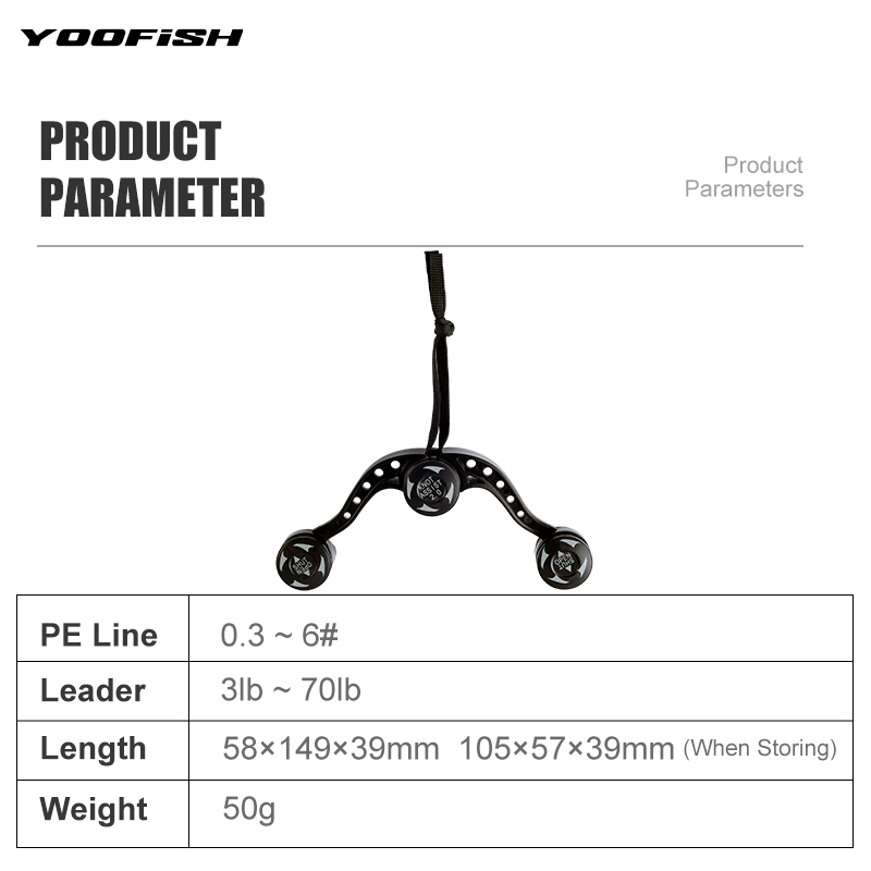 YOOFISH Fishing Tools GT FG PR - Leader Line recension och pris