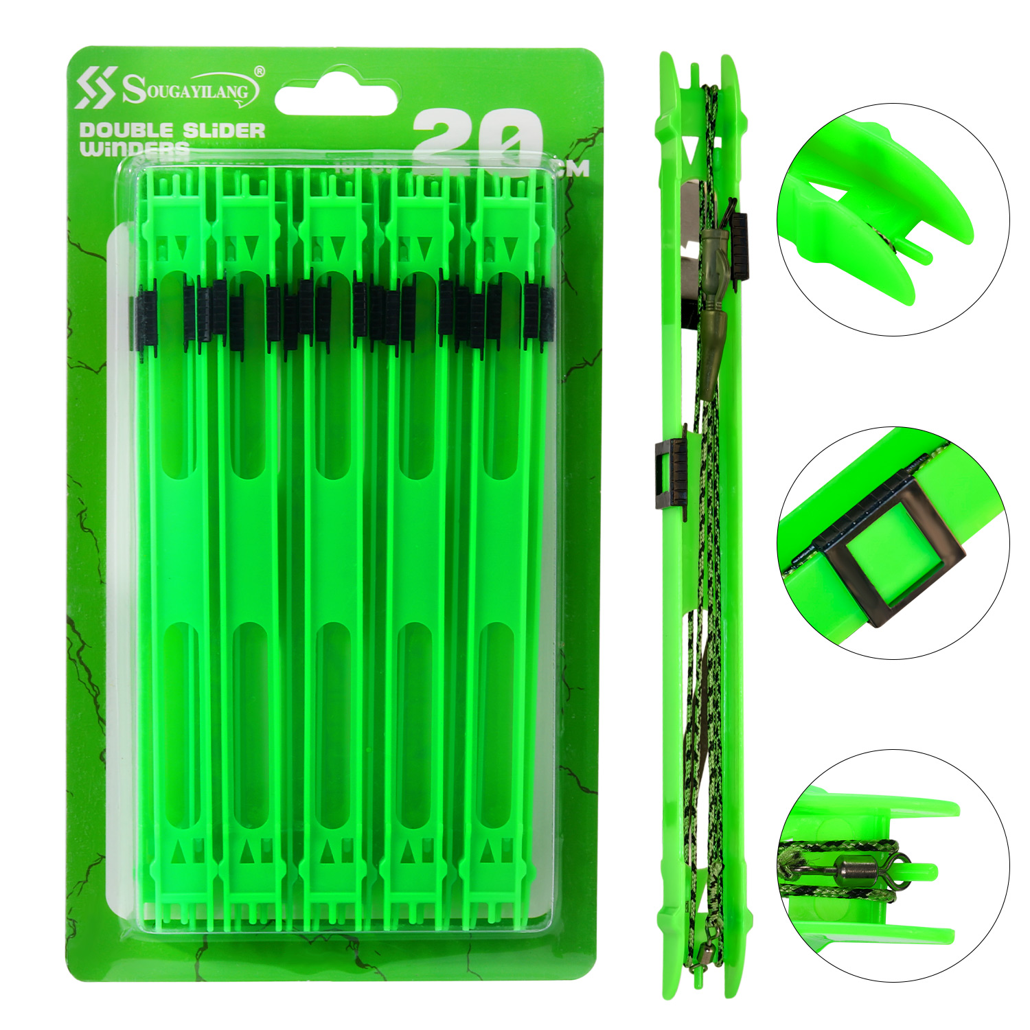 Sougayilang 10pcs Fishing Plas - Fishing Line Winder recension och pris