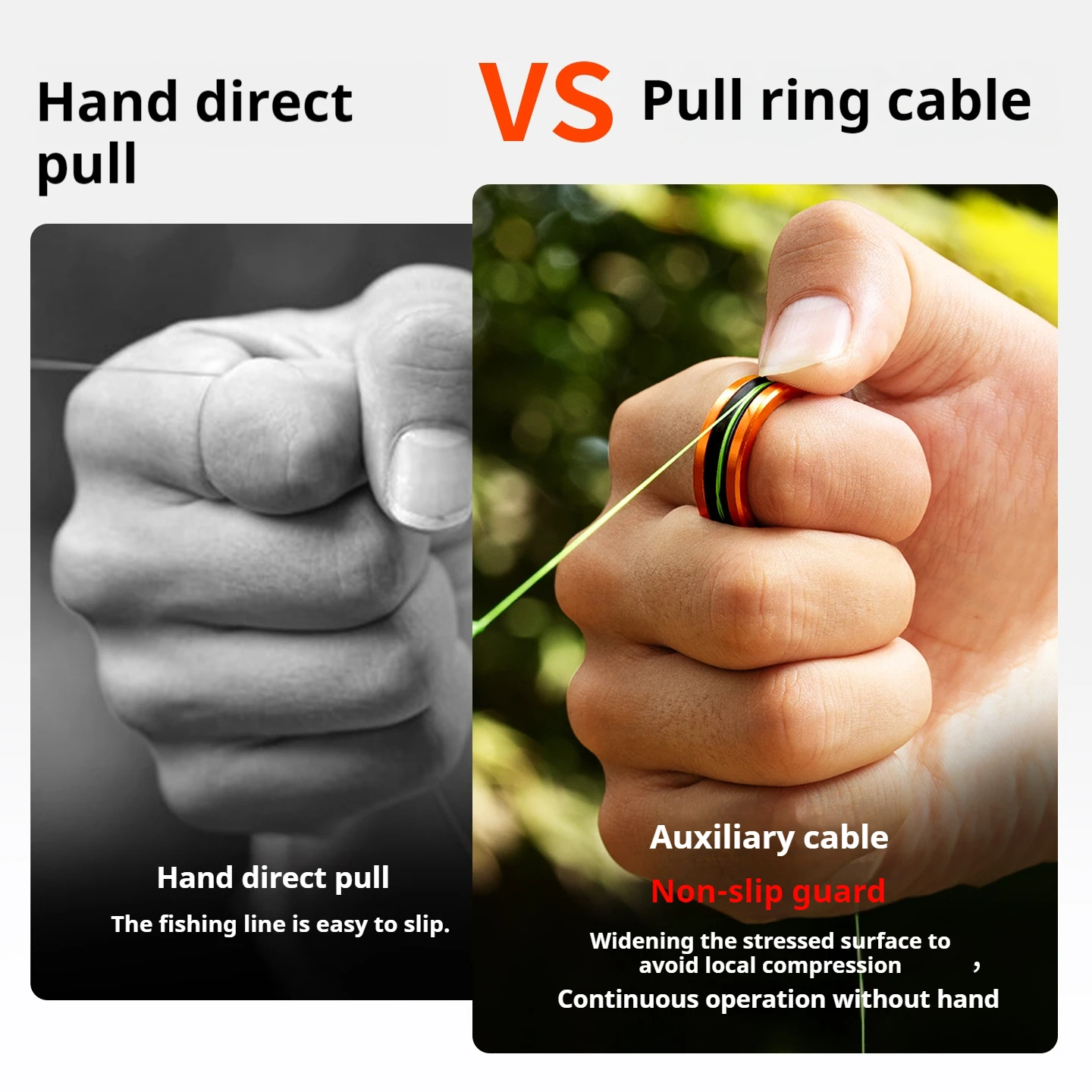 2/1pcs Alloy Cable Ring Fast L - Leader Line recension och pris